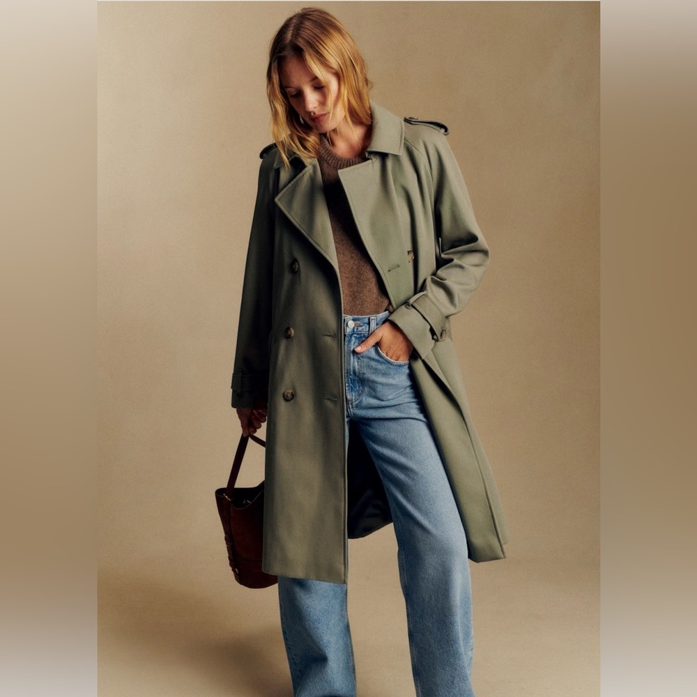 NWOT Sezane Scott Trench Coat